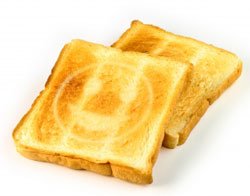 A Happy Face on a Toast
